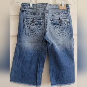 Boys True Religion Jean Cut-Off Shorts